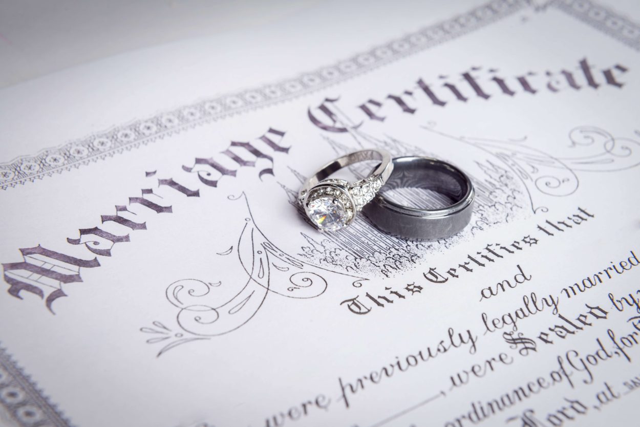 certified copy of marriage certificate for passport