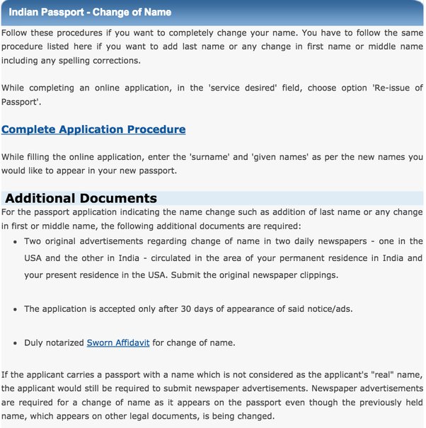 change address on passport india