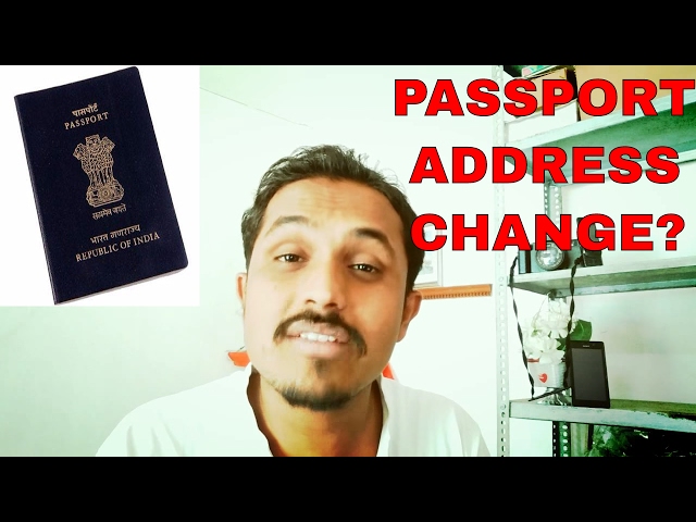 change address on passport