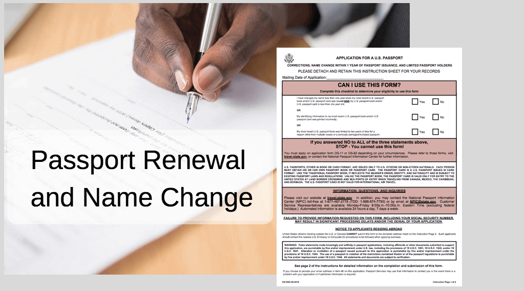 change last name in passport