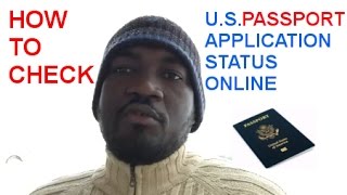 check on status of us passport