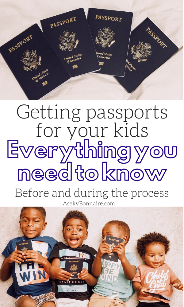 children's passport requirements