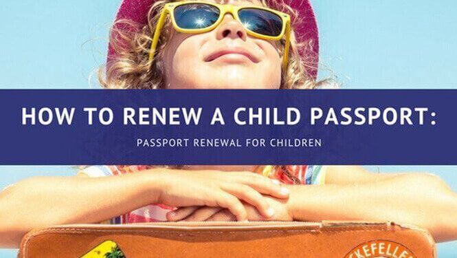 childs passport renewal fee