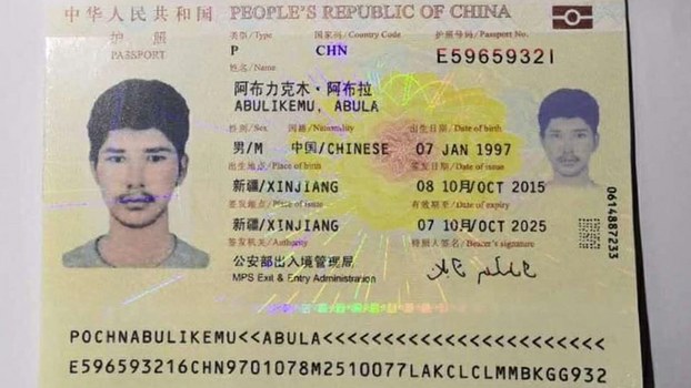 china passport book number