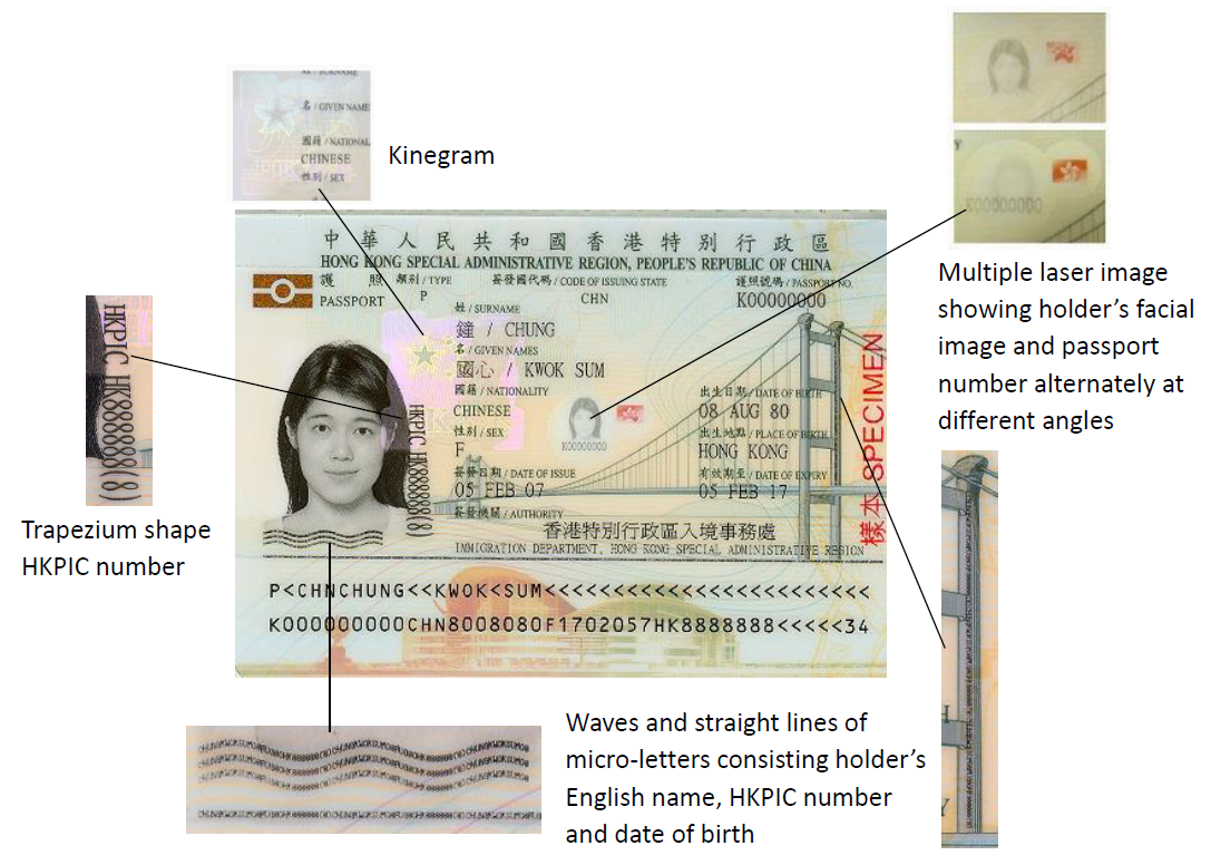 chinese passport book number