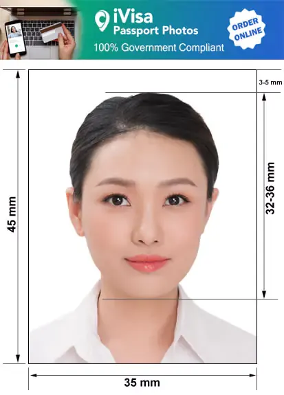 chinese passport photo specifications