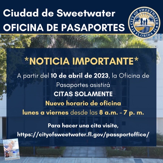 city of sweetwater passport