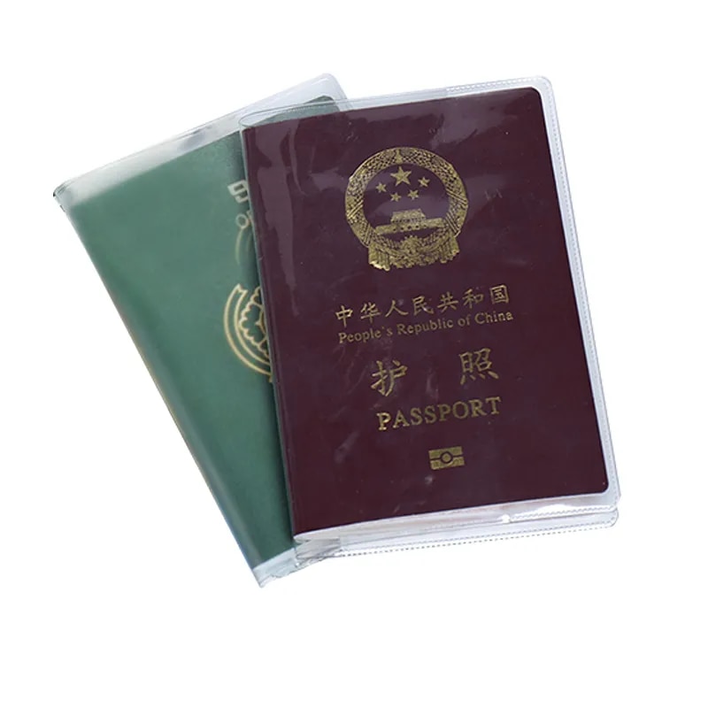 clear passport cover