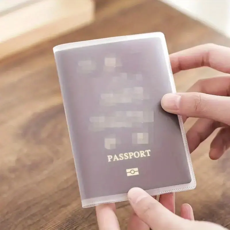 clear passport cover