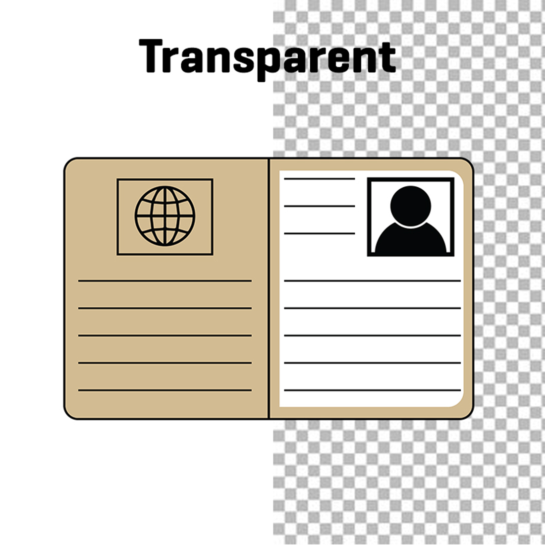 clipart passport