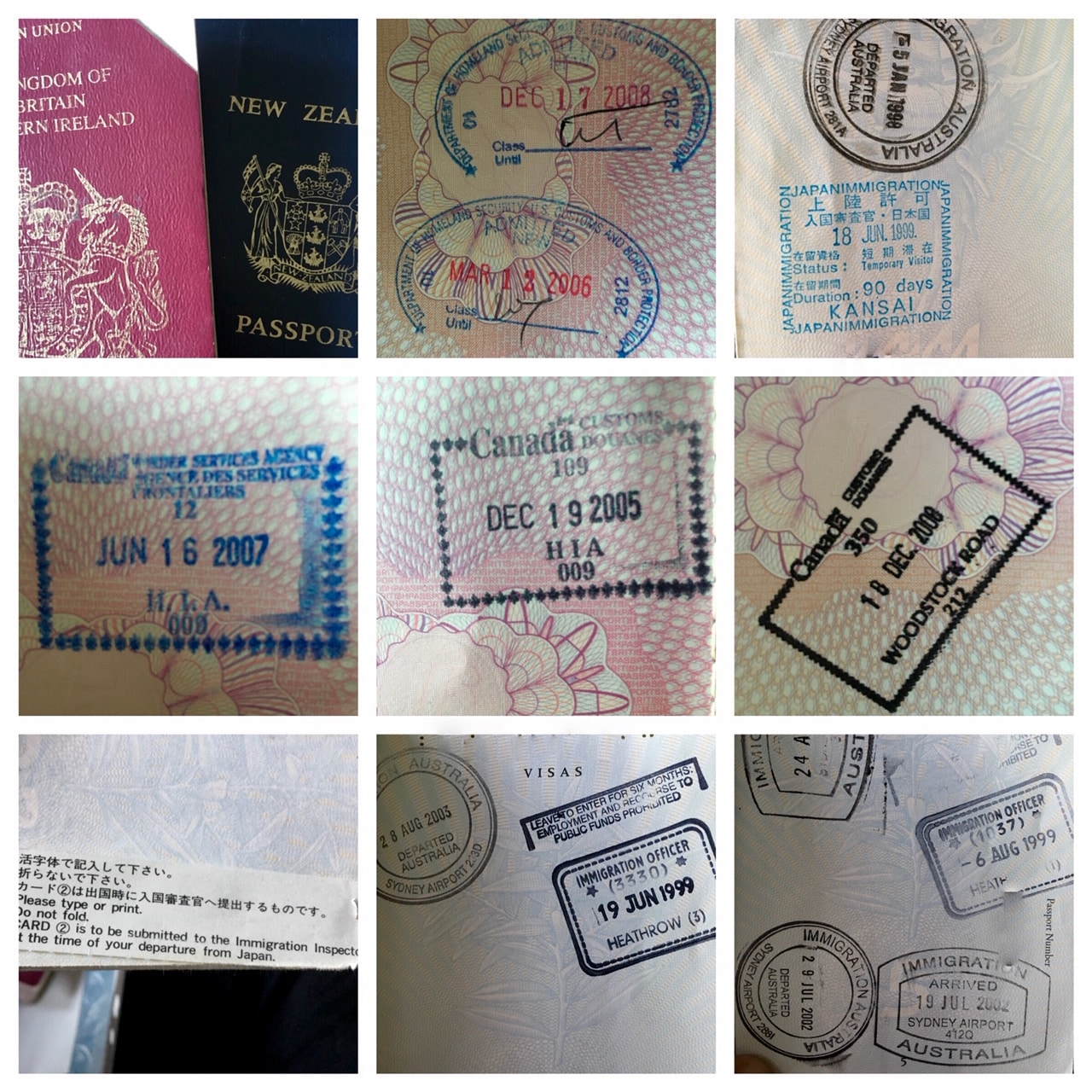 collecting passport