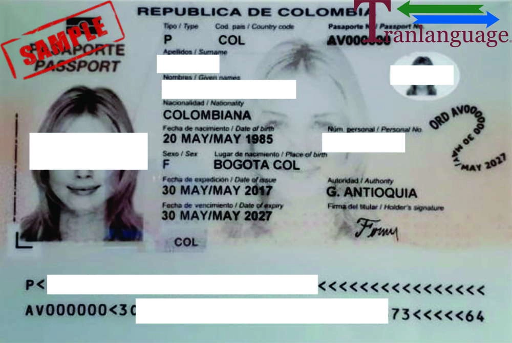 colombia passport requirements