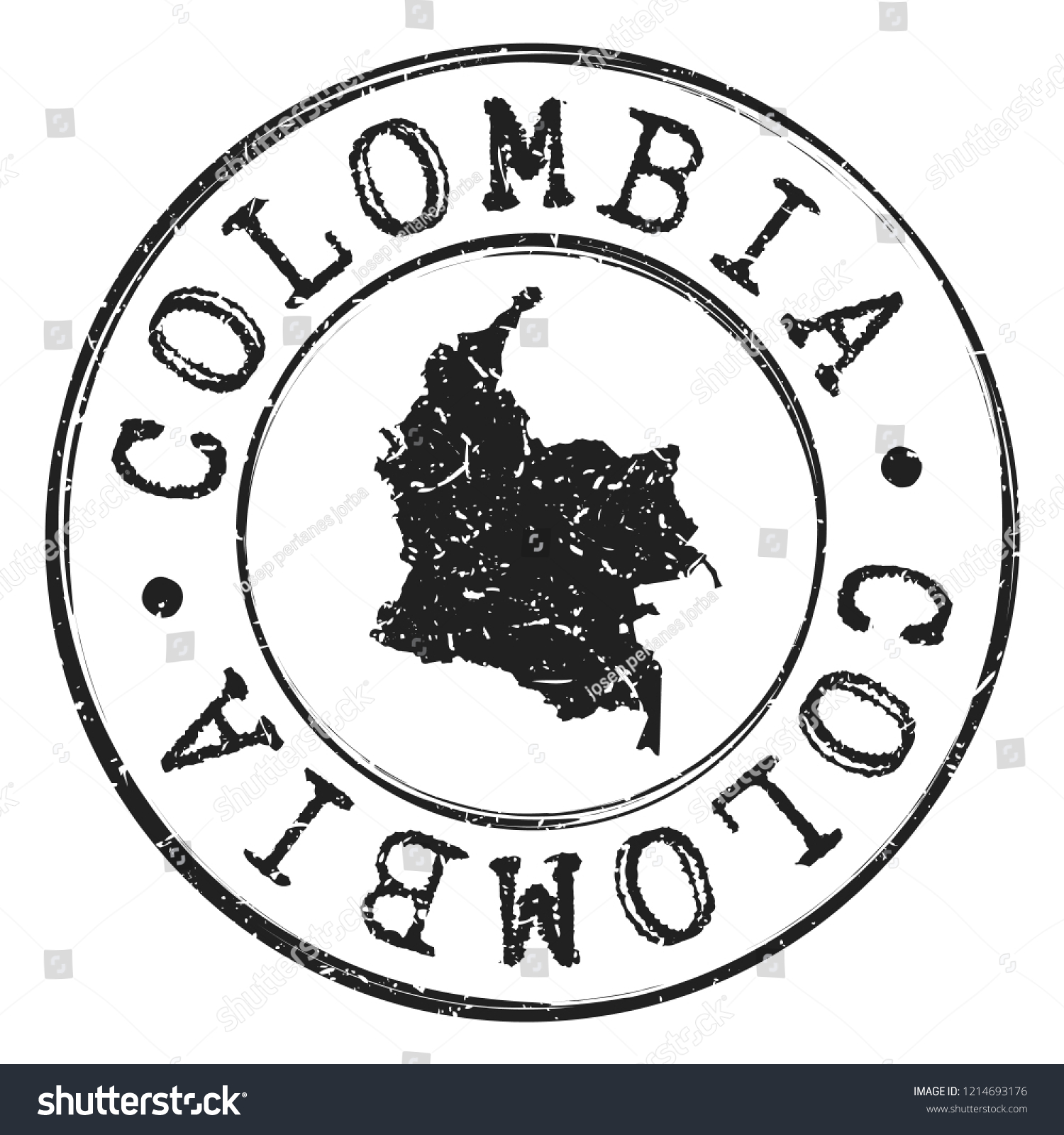 colombia passport stamp