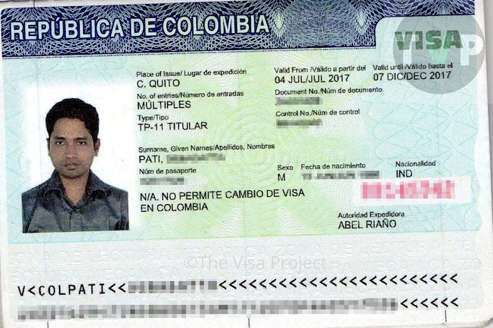 colombia passport visa free countries