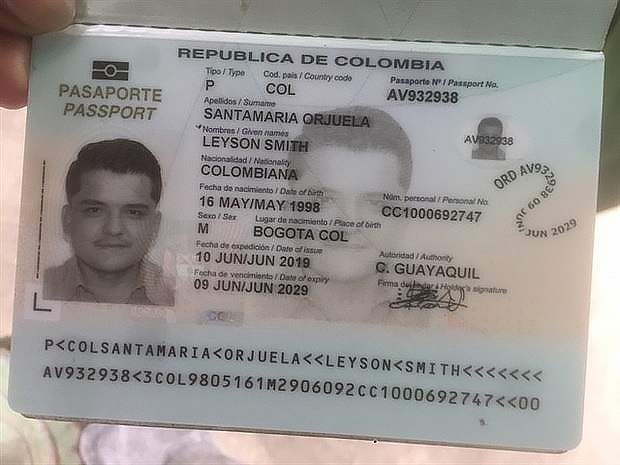 colombian passport