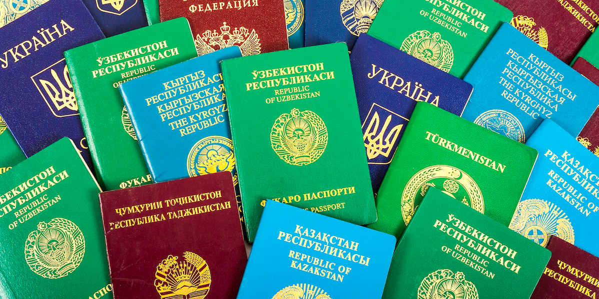 colorful passport