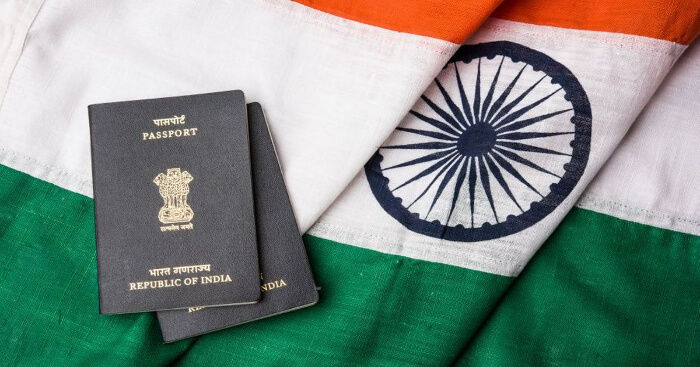 colour of indian passport