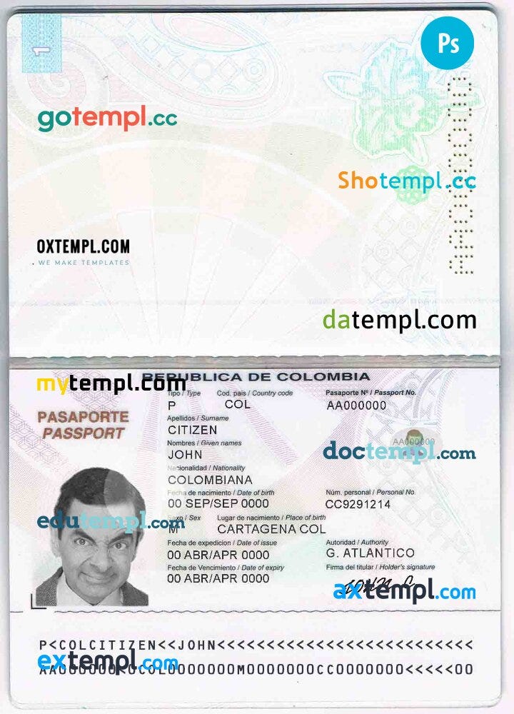 columbia passport