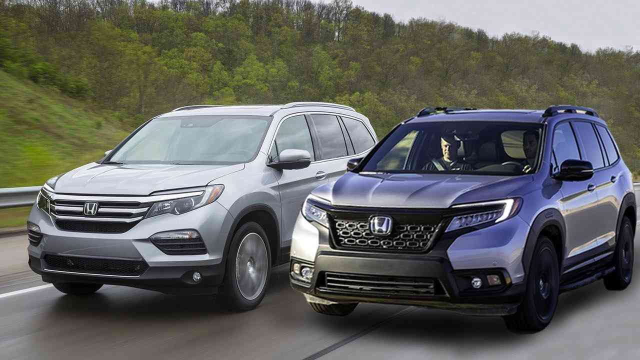 compare honda passport and pilot