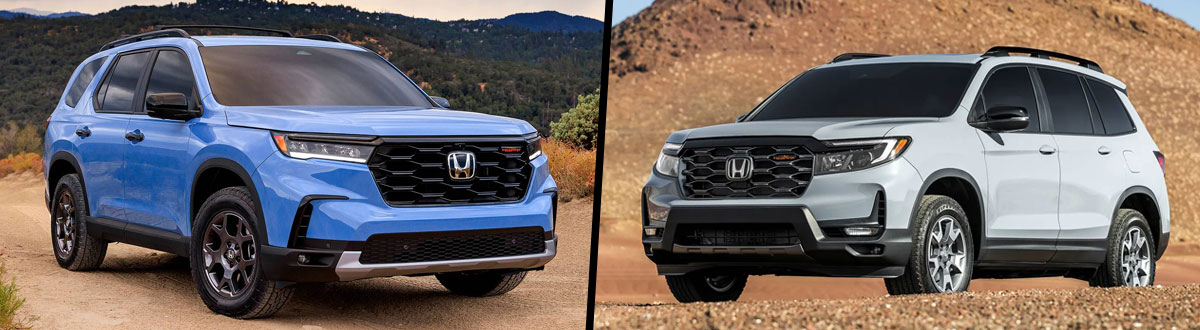 compare honda passport and pilot