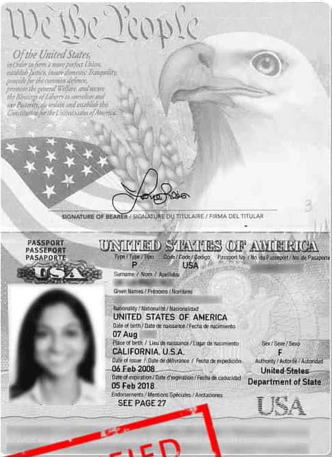 copy of the passport