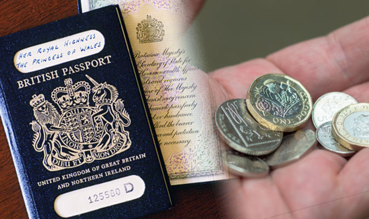 cost for british passport