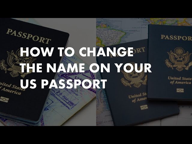 cost for name change on passport