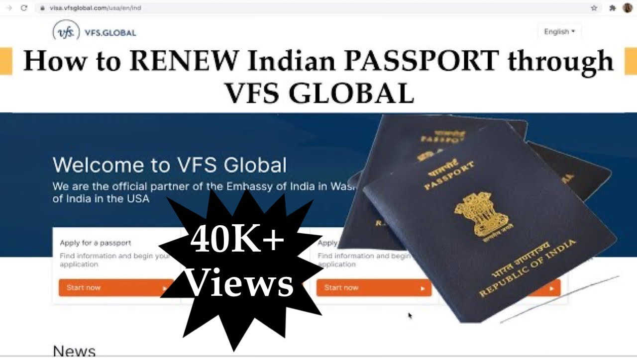 cost for passport renewal in india