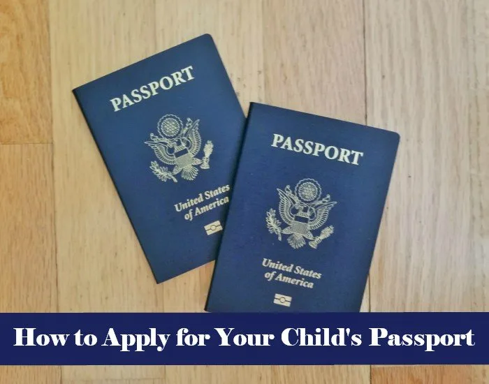 cost of a child's passport