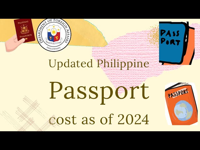 cost of passport philippines