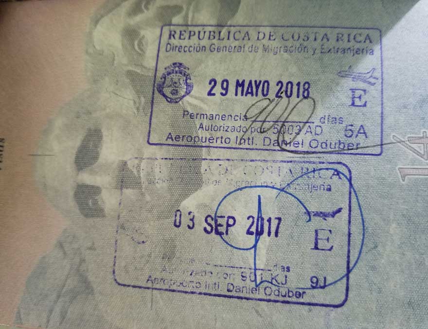 costa rica us passport requirements