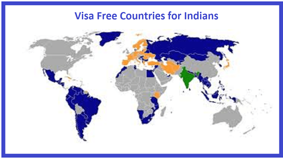 countries indian passport visa free