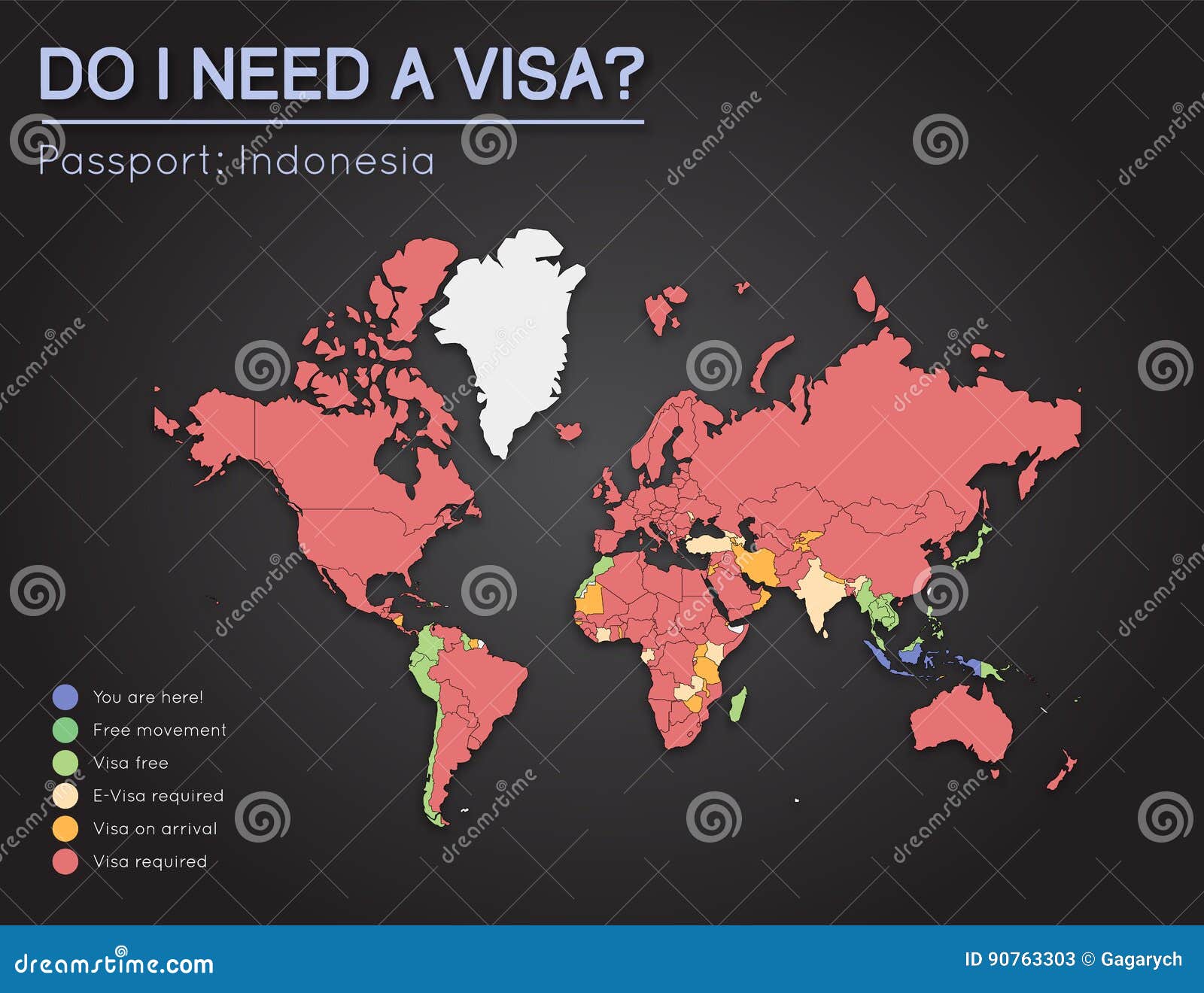 countries indonesia passport visa free