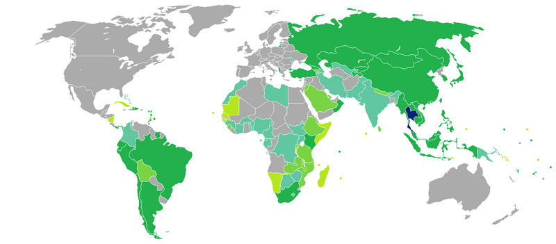 countries thailand passport visa free