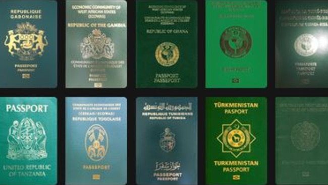 countries with green passports