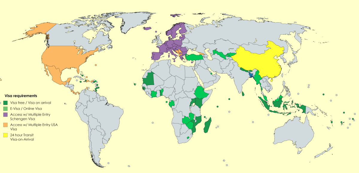 countries without passport