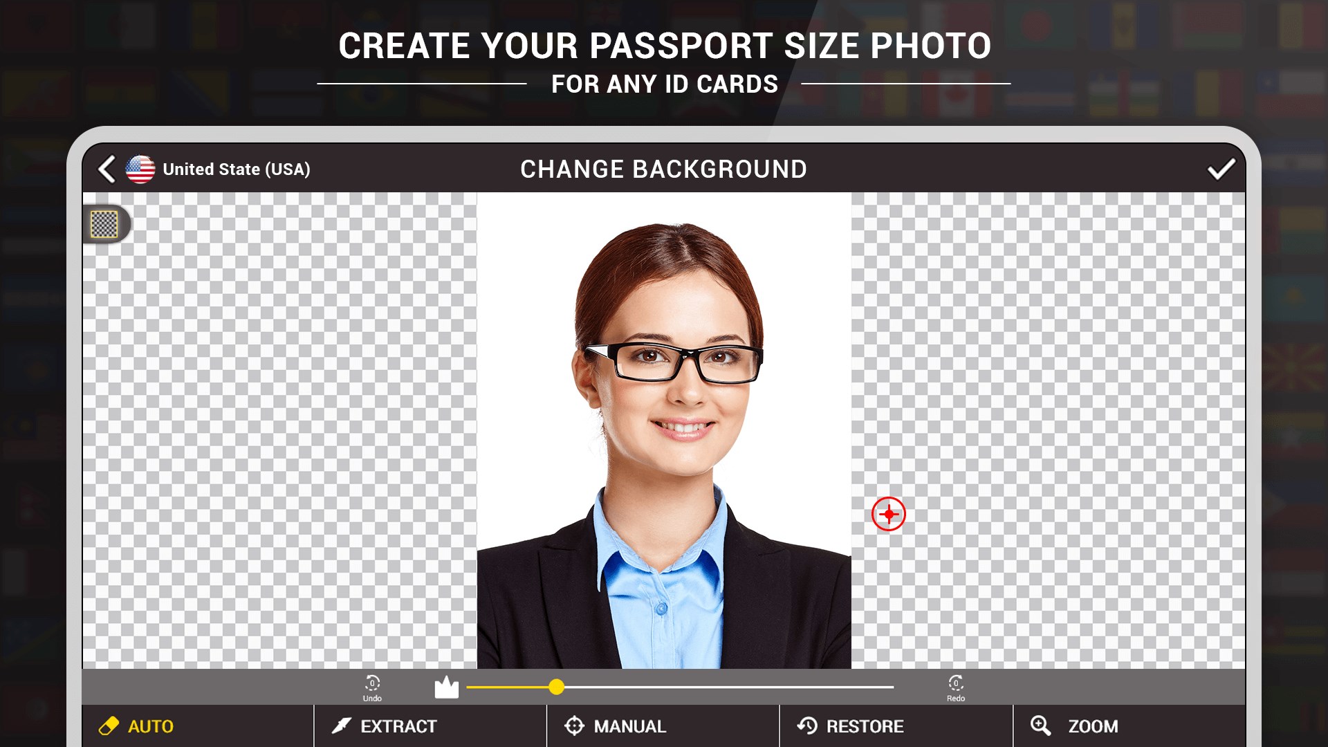 create a passport size photo