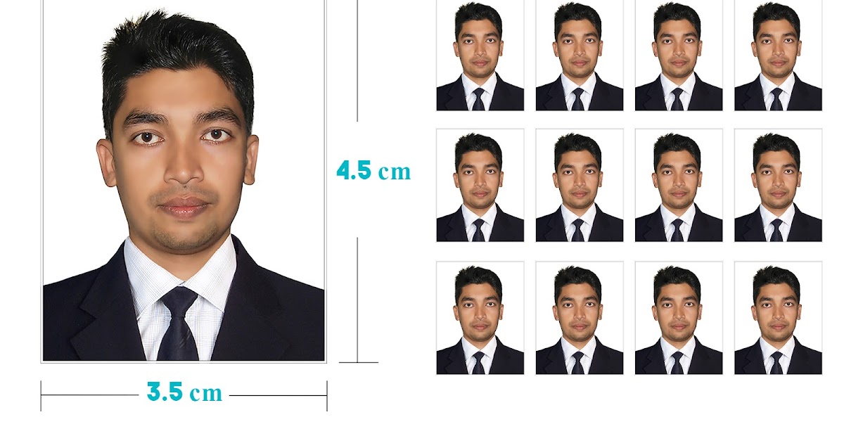 create a passport size photo