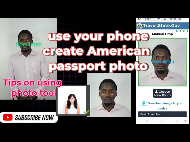 cropping tool for passport photos