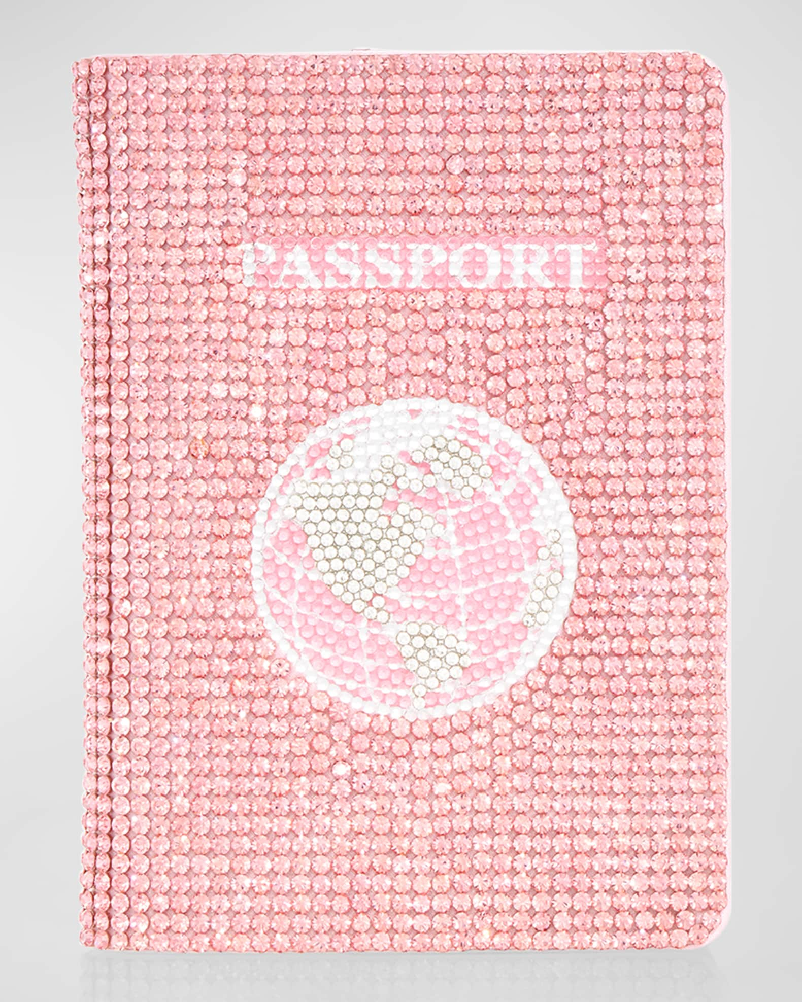 crystal passport holder