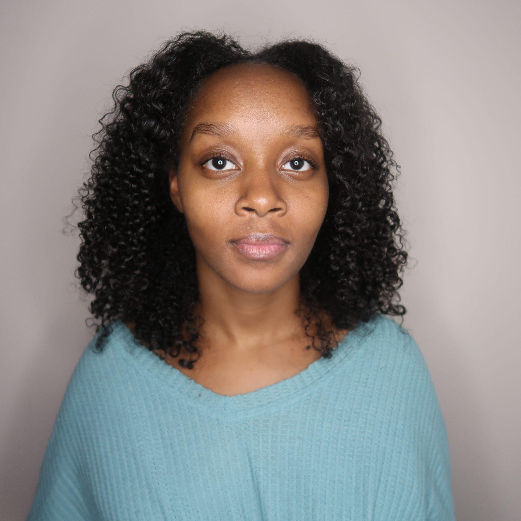 curly hair passport photo