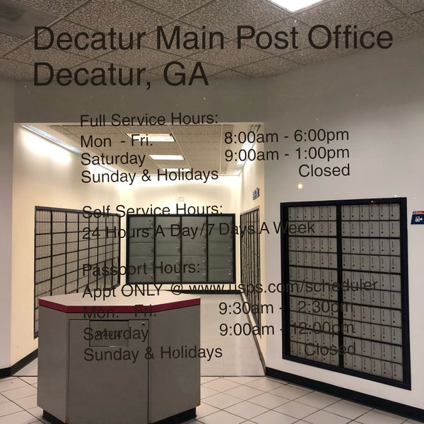 decatur passport post office