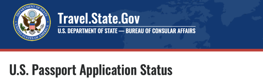 department of state passport status