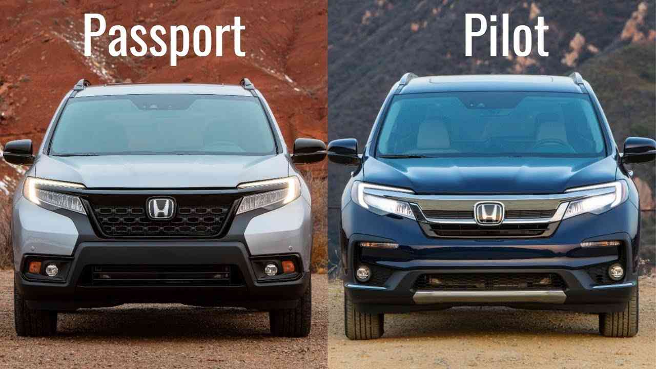 difference between honda passport and pilot