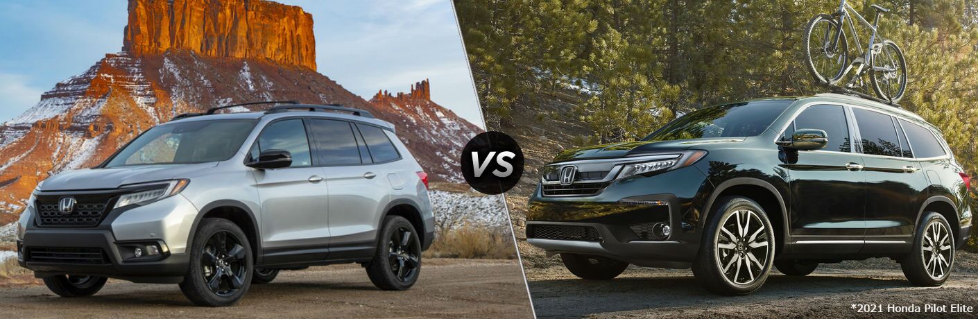 difference between honda passport and pilot