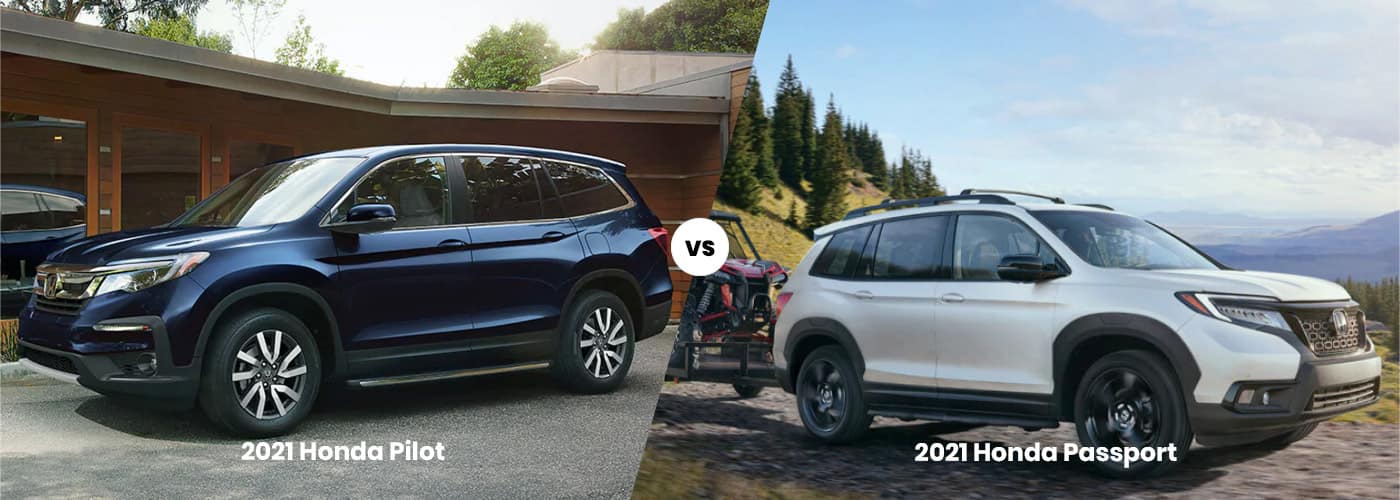 difference between honda pilot and passport