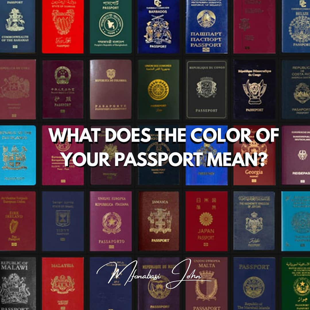 different color passports