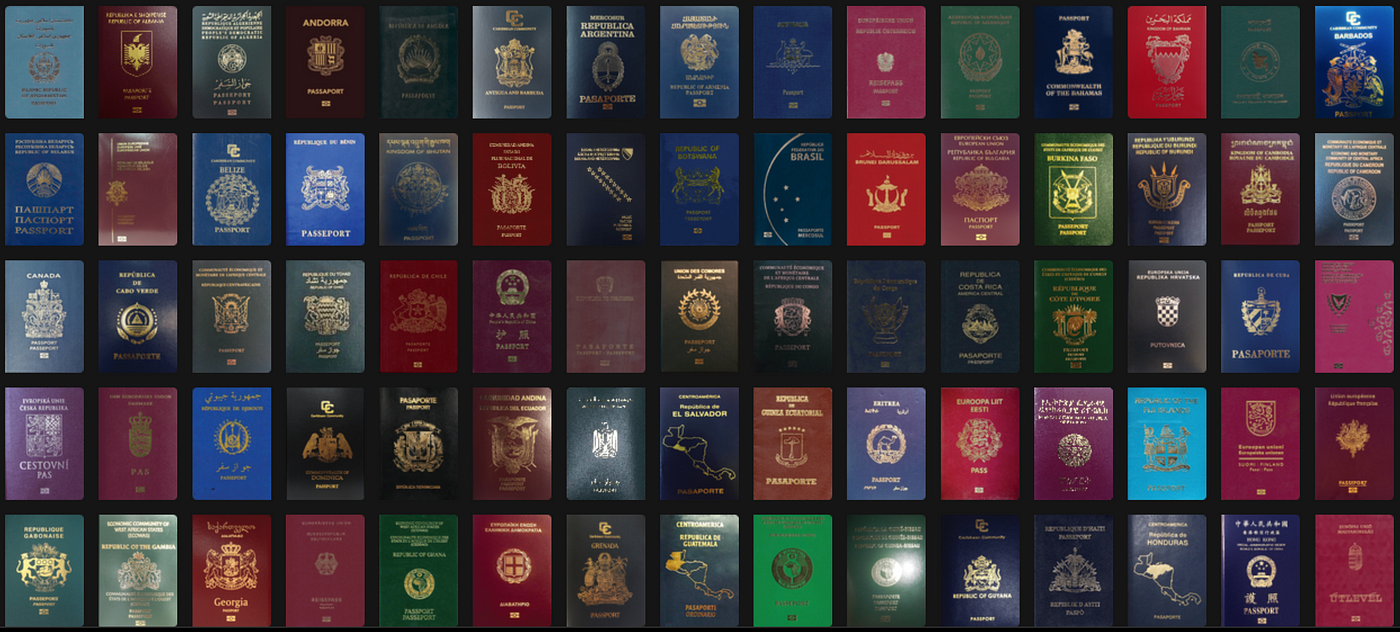 different passports