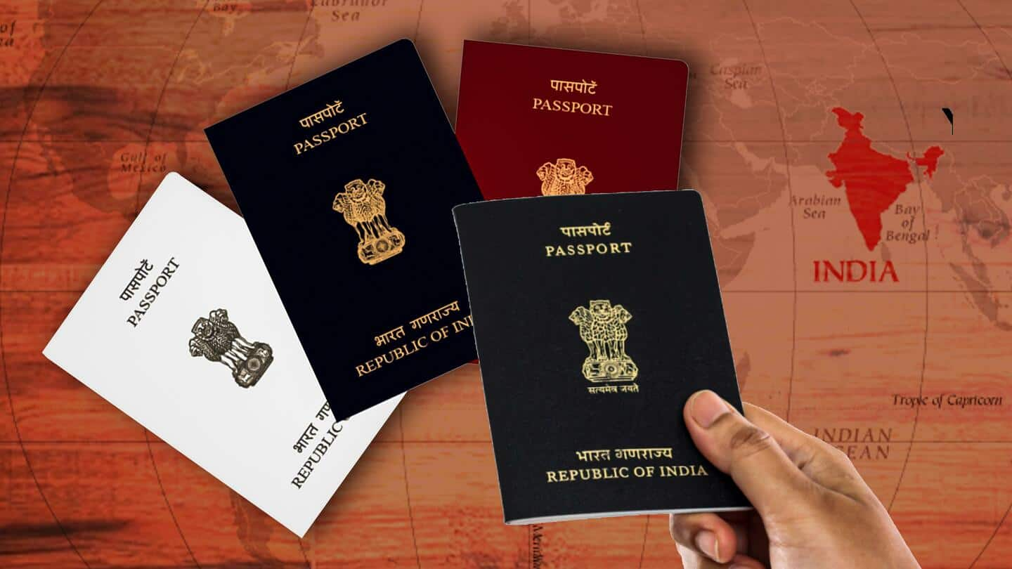 different type of passports