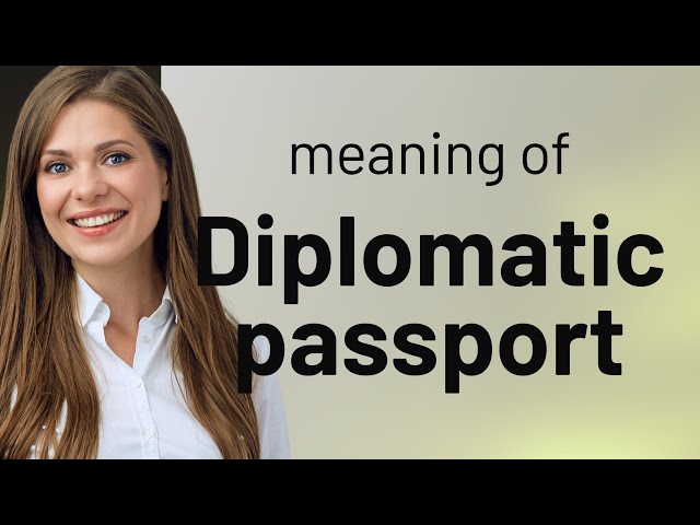 diplomatic passport definition